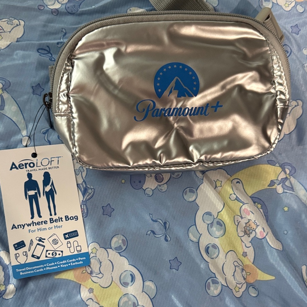 NWT - Silver Paramount+ Belt Bag